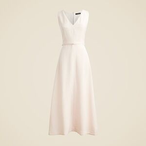 J. Crew Tall Cream Midi Dress